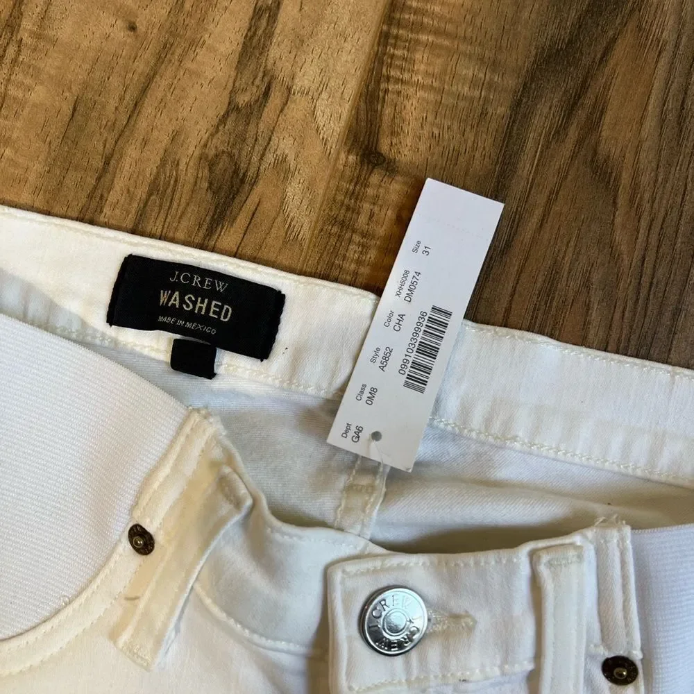 NWT j crew washed shorts 31‎